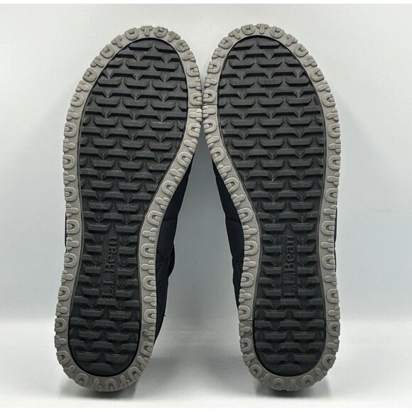 NWOB L.L. Bean Men's Black Gray PrimaLoft Waterproof Slip-On Shoes Sz 11 3032 - Picture 4 of 16